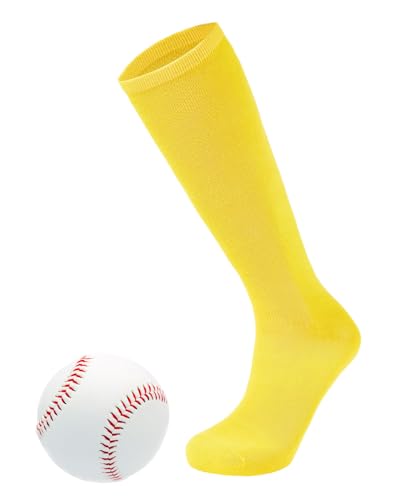 Century Star Girls Soccer Socks Kids Softball Socks Knee High Sock for Toddler Baseball Sock Long Sport Stockings