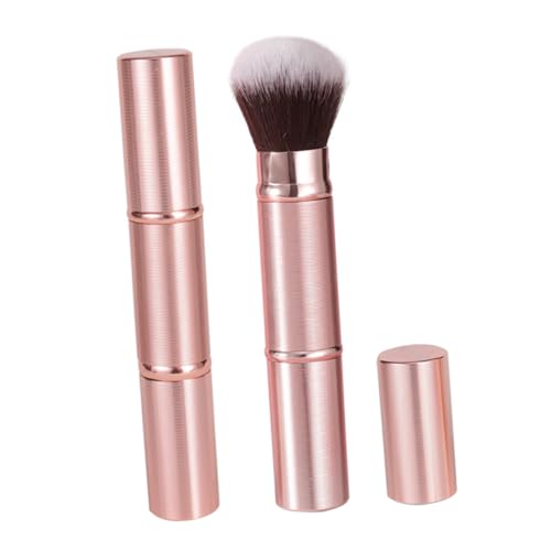Pinceau de maquillage double embout rétractable fond de teint blush voyage