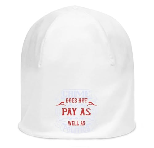 Bonnet slouch en coton imprimé politique pour un look urbain décontracté