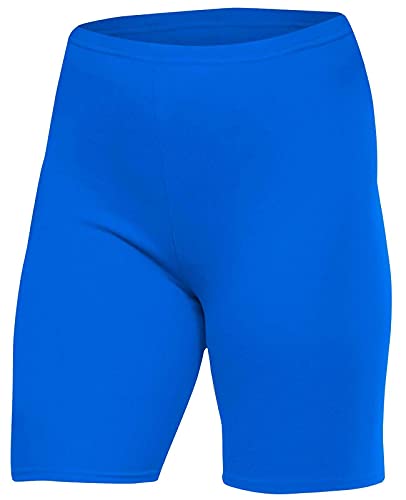 Gaffer Running Cycling Shorts for Women Leggings Yoga Shorts Tummy Control Cycling Shorts with Pockets for Women Gym Running Sports Fitness Workout Royal L