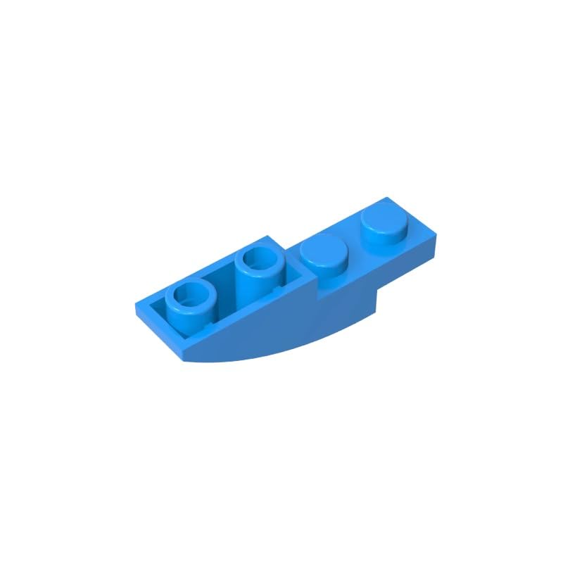 XYEIUGO 13547 Arched Brick Slope Curved 4x1 Inverted, Dark Azure, 50 PCS โ image 1