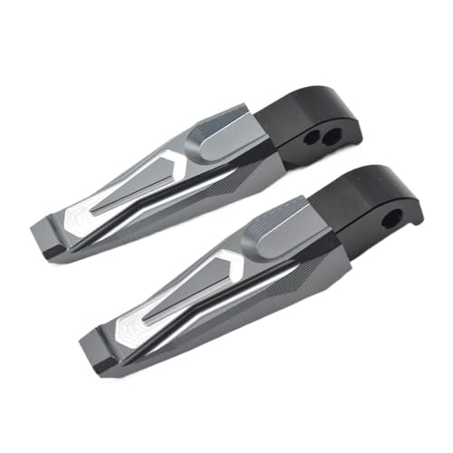 Repose pieds en aluminium robuste noir pour passager arrière de moto de sport YZF R6
