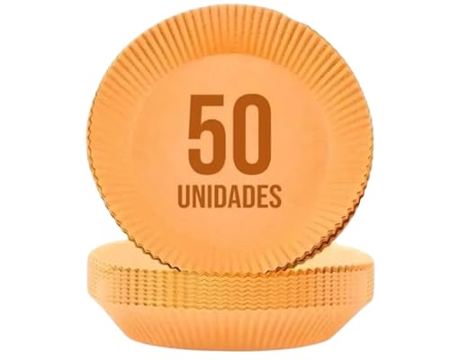 Papel Manteiga para Air Fryer, Ideal para Assar Carne, Pão, Bolo, Cookie | 50 unidades | Assar e Coz