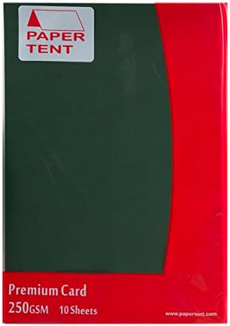 Papertent A4 Premium Card 250gsm 10 Sheets per Pack - Red