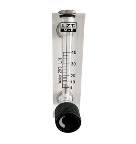 Rotamètre liquide LZT-6T4-40L/H indicateur de débit réglable pour panneau
