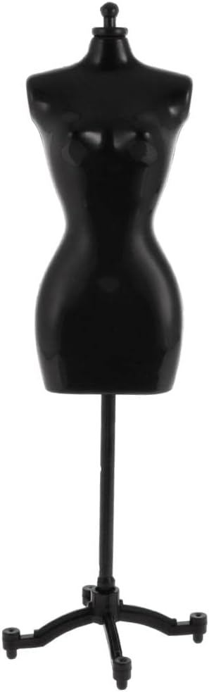 VELURA Display Holder Dress Clothes Mannequin Model Stand for Dolls Black|1 Piece Model Stand for Doll| Structures & Furniture| Barbie Contemporary (1973-Now) | Dolls |Dolls & Bears
