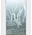 Frosted Glass Interior Door - Cranes A - 2D Frosted - Wildlife - 24" x 80" - Book/Slab Door - Alder Clear