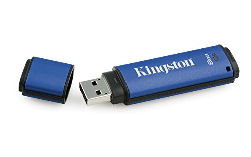 Clé USB Kingston 8 Go Bleu : stockage sécurisé Vault Privacy 3.0