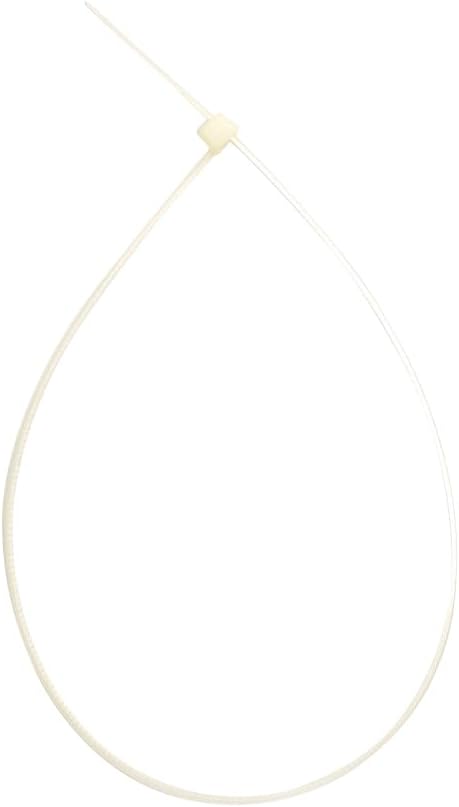 ZipTie.com 11-inch Natural Multi-Purpose Zip Tie, 18-lb Tensile Strength, UL 21 Listed, 500-Pack