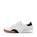 Dolce Vita Womens Zina Sneaker, White/Black Leather, 8.5 US