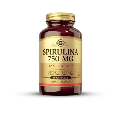 Solgar | Espirulina Vegetarian | 750 mg | 80 Comprimidos