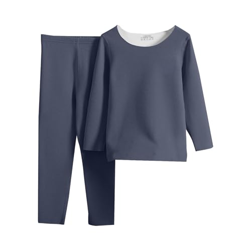 La mejor selección de Conjuntos térmicos para Niña . 49 Ropa interior térmica para niños con capa base de invierno, conjunto de sudadera larga para niñas y niños, conjunto de sudadera térmica con forro polar, capa base superior,...