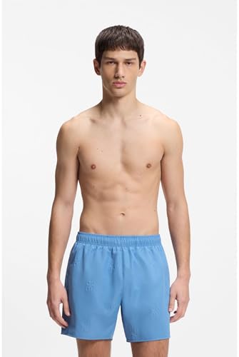 Short de bain HUGO bleu clair anti-gonflement et séchage rapide S