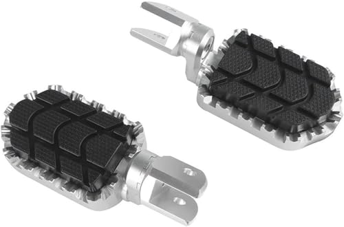 Repose-pieds moto pour road trip en R1250GS et R1200 ADV argent