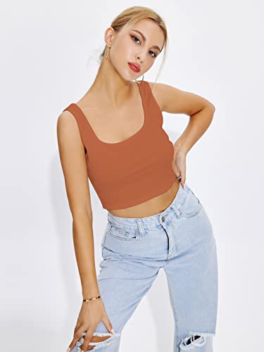 Image of Shasmi Women's & Girls' Solid Sweet Heart Neck Slim Fit Simplicity Tops (TOP 50)