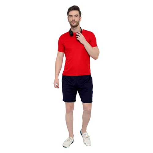Image of DIA A DIA Men's Gym Workout Shorts - Athletic Sports Running Training Shorts with Zipper Pocket, Breathable Quick-Dry Fabric