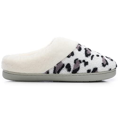 Women's Cozy House Slippers Memory Foam Furry Bedroom Slippers Anti-Slip Sole for Indoor Outdoor Use3