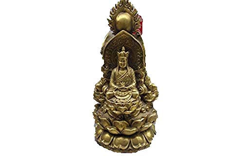 Statues Bouddha Sakyamuni Laiton Pur Contre le Stress et Manque d'Ancrage