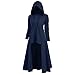 Produktbild Lomelomme Damen Umhang mit Kapuzen Vintage Langarm Mantel Bluse Tops Kapuzenmantel Langärmliges Oberteile Hooded Kapuzenjacke Große Größen