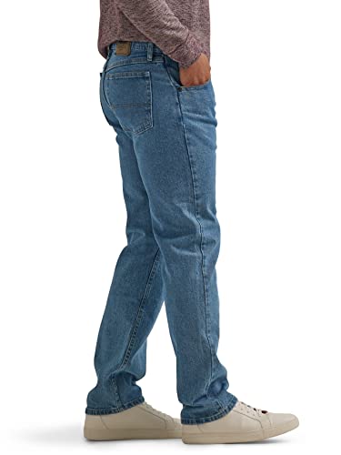 Image of Wrangler Men's Classic 5-Pocket Regular Fit Cotton Jean