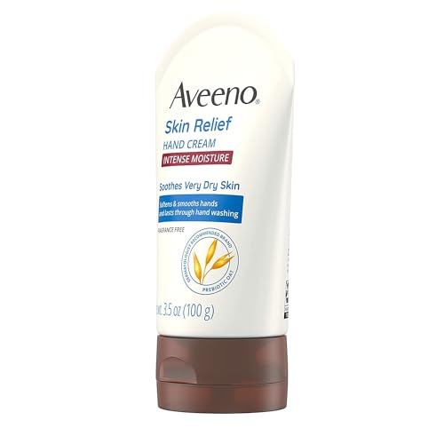 Johnson & Johnson Sales Aveeno Active Naturals Skin Relief Hand Cream - 3.5 oz, Pack of 4