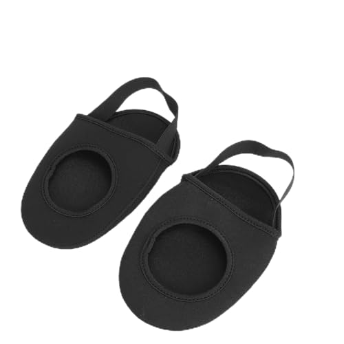 Cubrezapatos para ciclismo impermeables para bicicleta, cubre dedos y protectores para montaña y ruta, neopreno negro, 20x12.5 cm, paquete de 2 miniatura 1