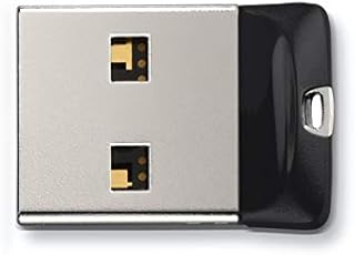 SanDisk Cruzer Fit 64GB USB 2.0 Flash Drive, Black