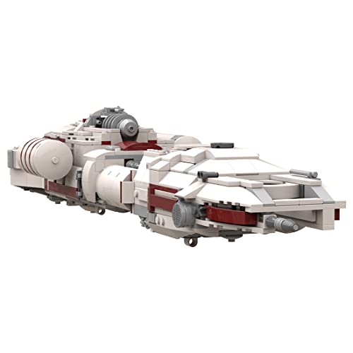 Tosbes Technik Raumschiff Modell Bausteine, MOC-65811 Sci-Fi Schlachtschiff for Tantive IV, 1120 Teile Raumschiff… – Bild 3