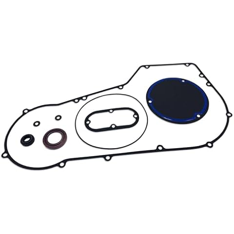 BIGLKNM Primary Cover Gasket for Harley Davidson 1994-1998 Big Twin Evolution Softail Models and Dyna Models, Clutch Foamet Derby Primary Gasket Seal Kit & O-Ring Cover