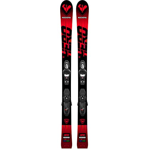 Rossignol Ski-Set Hero Jr Multi Event + Bindungen Kid 4 Jungen – Größe 110 – Rot