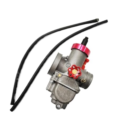 Carburateur PE28 CNC vis rouge moto cyclomoteur et vélo de saleté