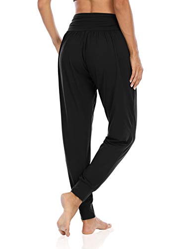 Womens Yoga Sweatpants Workout Joggers Pants Loose Comfy Harem Lounge Pants with Pockets4