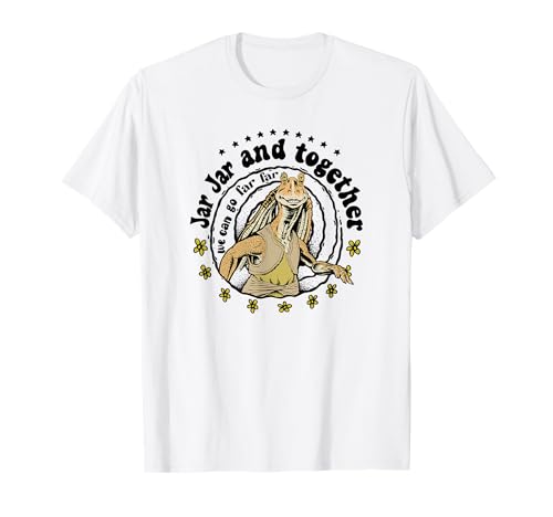 T-shirt Star Wars Classic Jar Jar Binks en coton geek style