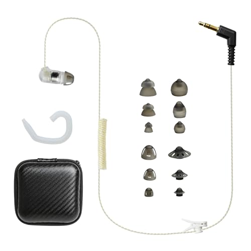 Microaltavoz HDLO sin cámara en este auricular táctico de seguridad