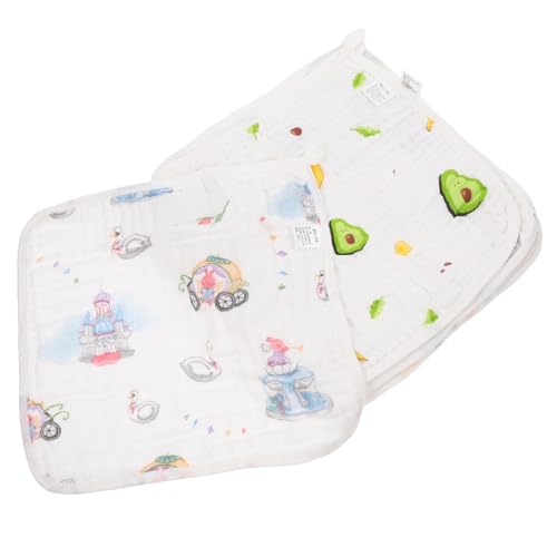 CLISPEED 8 Piezas Toallas de Algodón para Niña Absorbentes y Suaves Paños Faciales Baño para Secado Rápido Estilo Aleatorio