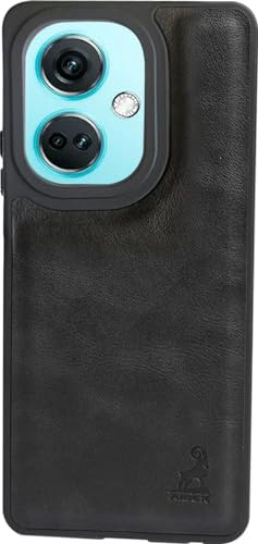 Image of AIBEX Shield Back Cover Case Compatible with OnePlus Nord CE 3 5G Back Cover | Flexible Vegan Leather | Full Camera Protection | Raised Edges | Super Soft-Touch | Bumper Case
