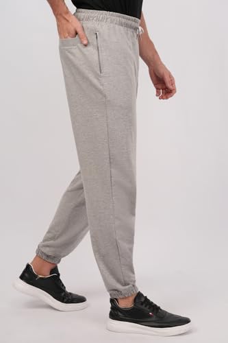 Image of TheCottonStrand Oversized Cotton Joggers | Premium 100% Cotton Baggy Streetwear Sweatpants | Relaxed Fit Track Pants for Men & Women