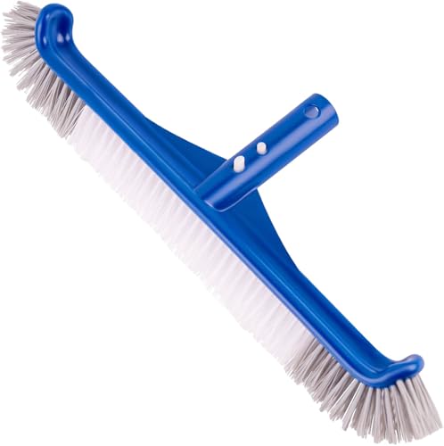 POOLAZA Pool Brush, 17.5'' Pool Brush Head for Inground Pools & Above-Ground Pools, Durable Pool...