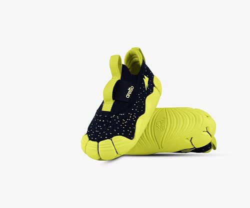 Image of ARETTO Expanding Black and Green Kids Shoes for Growing Feet - Boys & Girls Footwear, Baby Girl Shoes, Sneakers for Boys, Baby Shoes & Comfortable Shoes for Kids | Age 1-9 Years