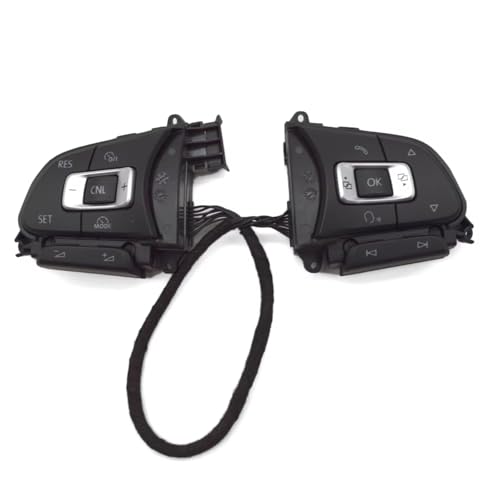 Bouton-Poussoir de Volant pour VW Passat B8 et Tiguan MK2 | Référence 5NG959442 Mat