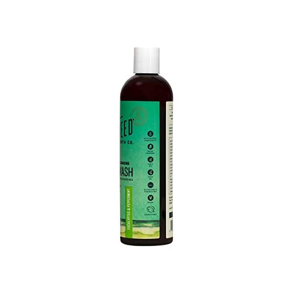 The-Seaweed-Bath-Co-Hydrating-Body-Wash-Eucalyptus-Peppermint-Nutrient-Rich-Bladderwrack-Seaweed-Vegan-Paraben-Free-12-fl-oz Seaweed Bath Co. Hydrate Body Wash, Eucalyptus Peppermint Scent, 12 Ounce, Shower Gel for Men & Women, Vegan, Paraben Free, Sulfate Free, Cruelty Free