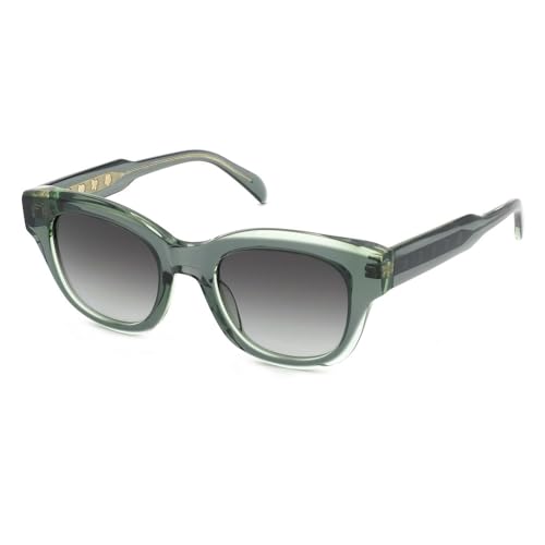 Lunettes de soleil Tous femme vert foncé acétate de cellulose De Rigo Vision 140x21