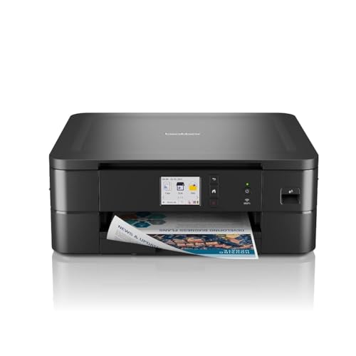 BROTHER DCP-J1140DW kabelloser Farbtintenstrahldrucker, 3-in-1 (Drucken/Kopieren/Scannen), WLAN, USB...