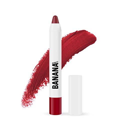 Banana Beauty Cherry on top - Lip Butter mit mattem Finish - kussechtes und maskensicheres tinted Lip Balm - mit feuchtigkeitsspendender Sheabutter gegen trockene Lippen Cover