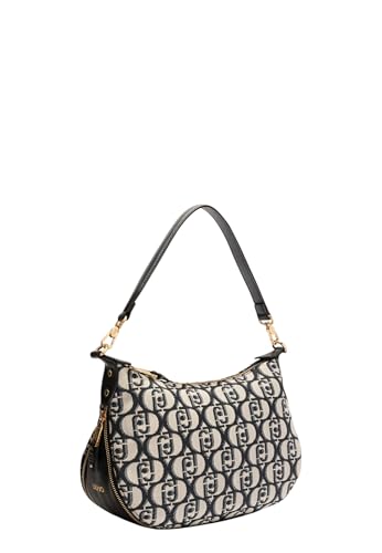 Liu Jo Kaliska Hobo Bag M sac chic en similicuir grainé noir