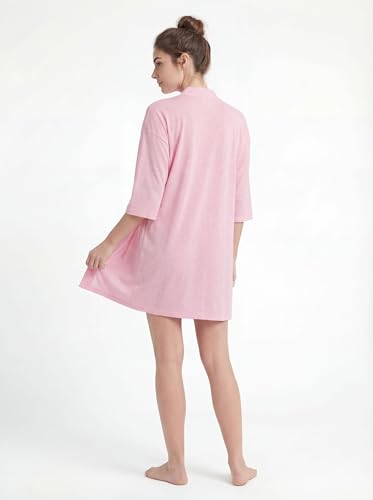 Image of Women's Kimono Robes Lightweight Bath Robe | Soft Sleepwear V-Neck Ladies Nightwear - Coverup | Multi-Packs & Colors