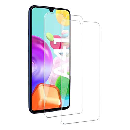 【2枚セット】Galaxy A41 用 ガラスフィルム 高透過率/日本旭硝子製/硬度9H ギャラクシーA41 用 強化ガラス SC-41A 用 SCV48 用 フィルム 飛散防止/気泡ゼロ/3D Touch対応/指紋防止/スクラッチ防止/撥水撥油/全面保護/ラウンドエッジ加工/自動吸着 Galaxy A41 用 液晶保護フィルム「透」