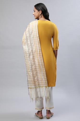 Image of Aurelia Women Rayon Regular Fit 's Regular Kurta