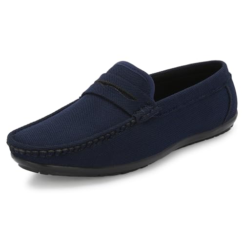 Image of Stylelure Eco Friendly & Light Weight Flexible Mesh Knit Loafers Driving Shoes for Men