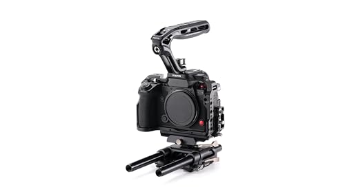 Pince HDMI USB-C et cage Panasonic G9 II Tilta avec support tige 15mm pour boîtier hybride